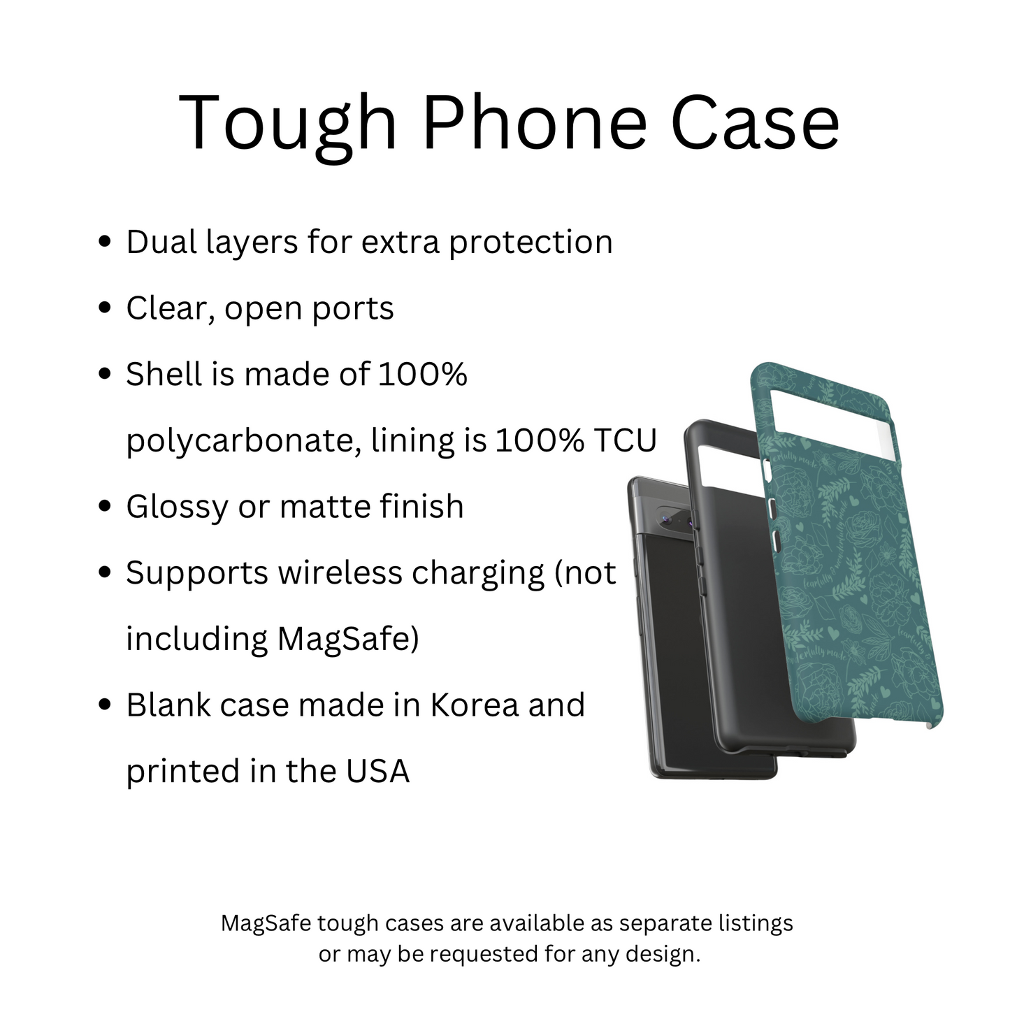 Fearfully & Wonderfully Made “Tough” Phone Case