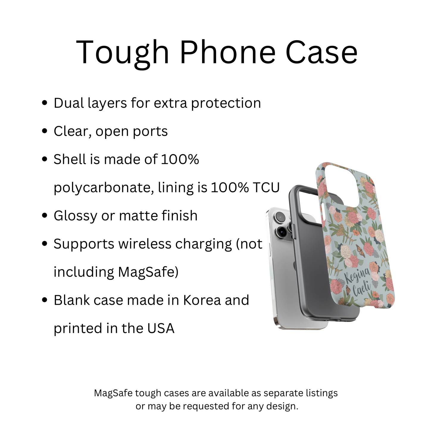 Regina Caeli Tough Phone Case