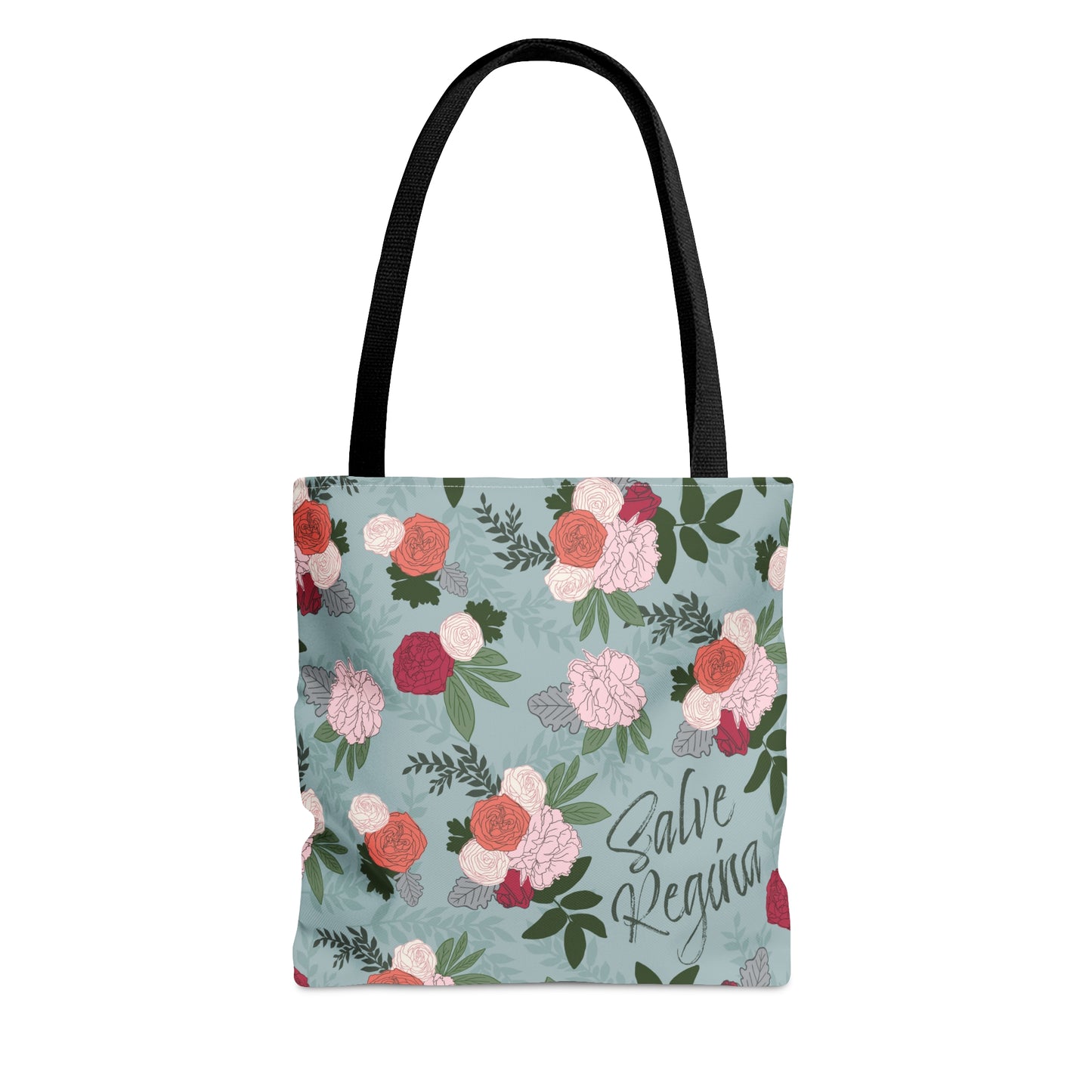 Salve Regina Floral Tote Bag