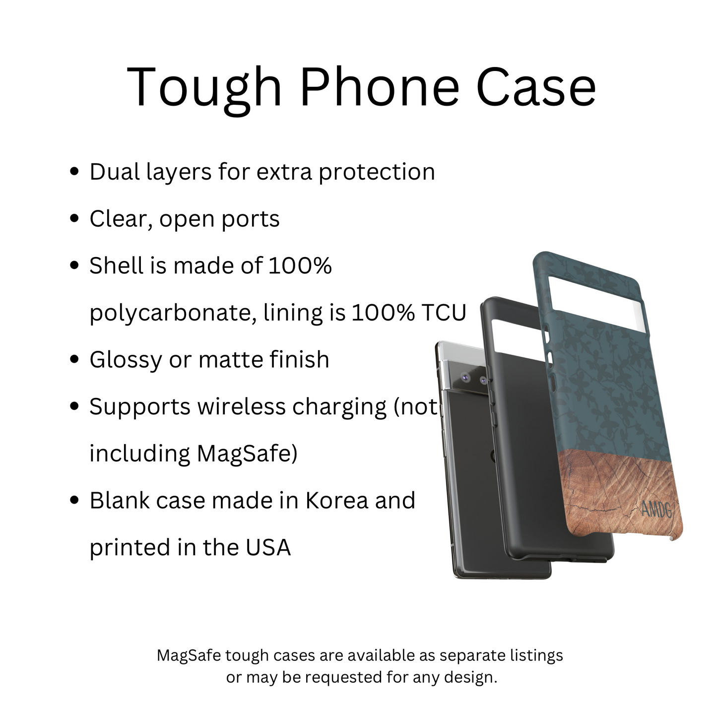 Ad Majorem Dei Gloriam “Tough” Phone Case