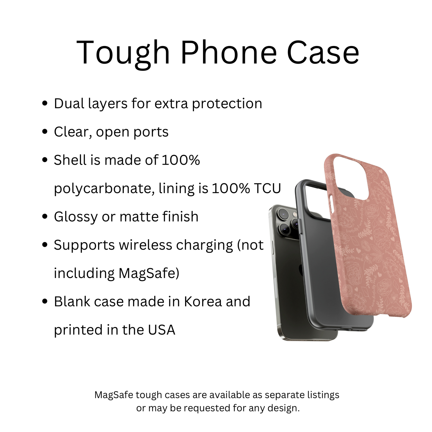 Fearfully & Wonderfully Made “Tough” Phone Case