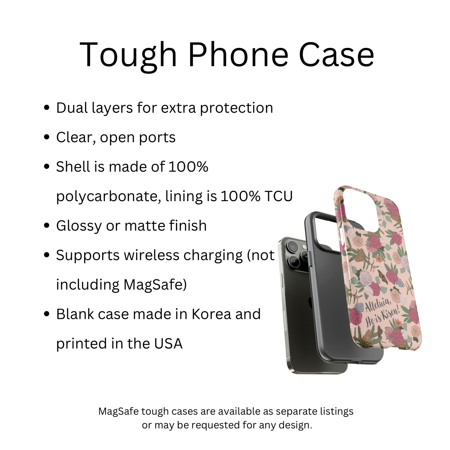 Alleluia “Tough” Phone Case