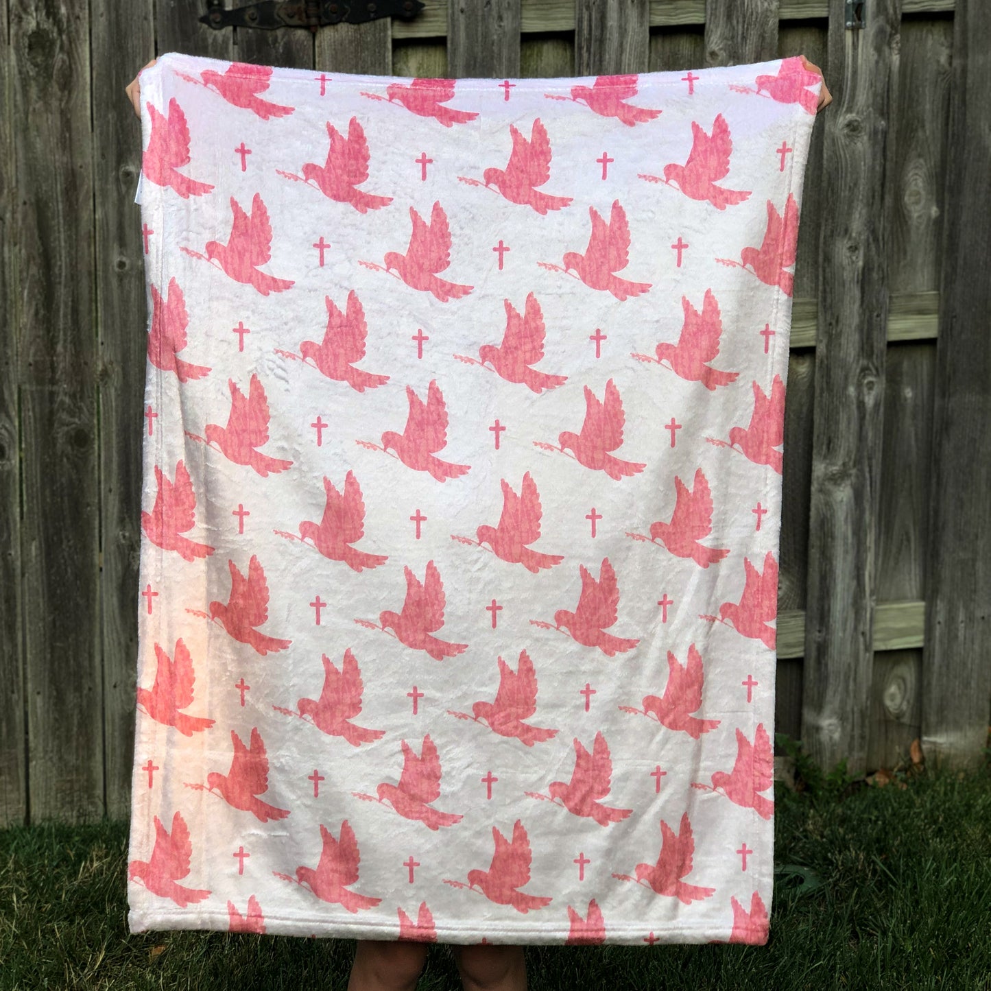 Coral Dove Blanket