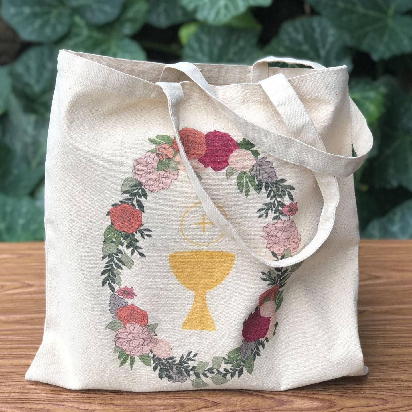 1st Communion Tote Bag, Personalized Mass Bag, Catholic Bible Study Bag